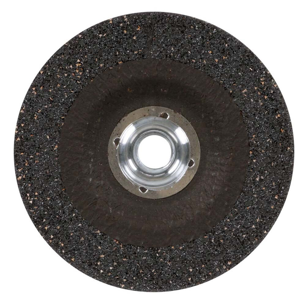 3M 87397 Silver Depressed Center Grinding Wheel, 36+, T27 Quick Change, 4.5 in x 1/4 in x 5/8 in-11 (7100245024) (20 Pack) - 5