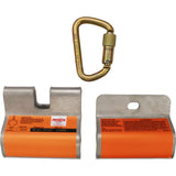 3M 2199938 PROTECTA Hi-Vis Sliding Rail Anchor, Stainless Steel, Orange, Fits 2-3/4 to 3-1/4 in Rails (7100246255) - 4