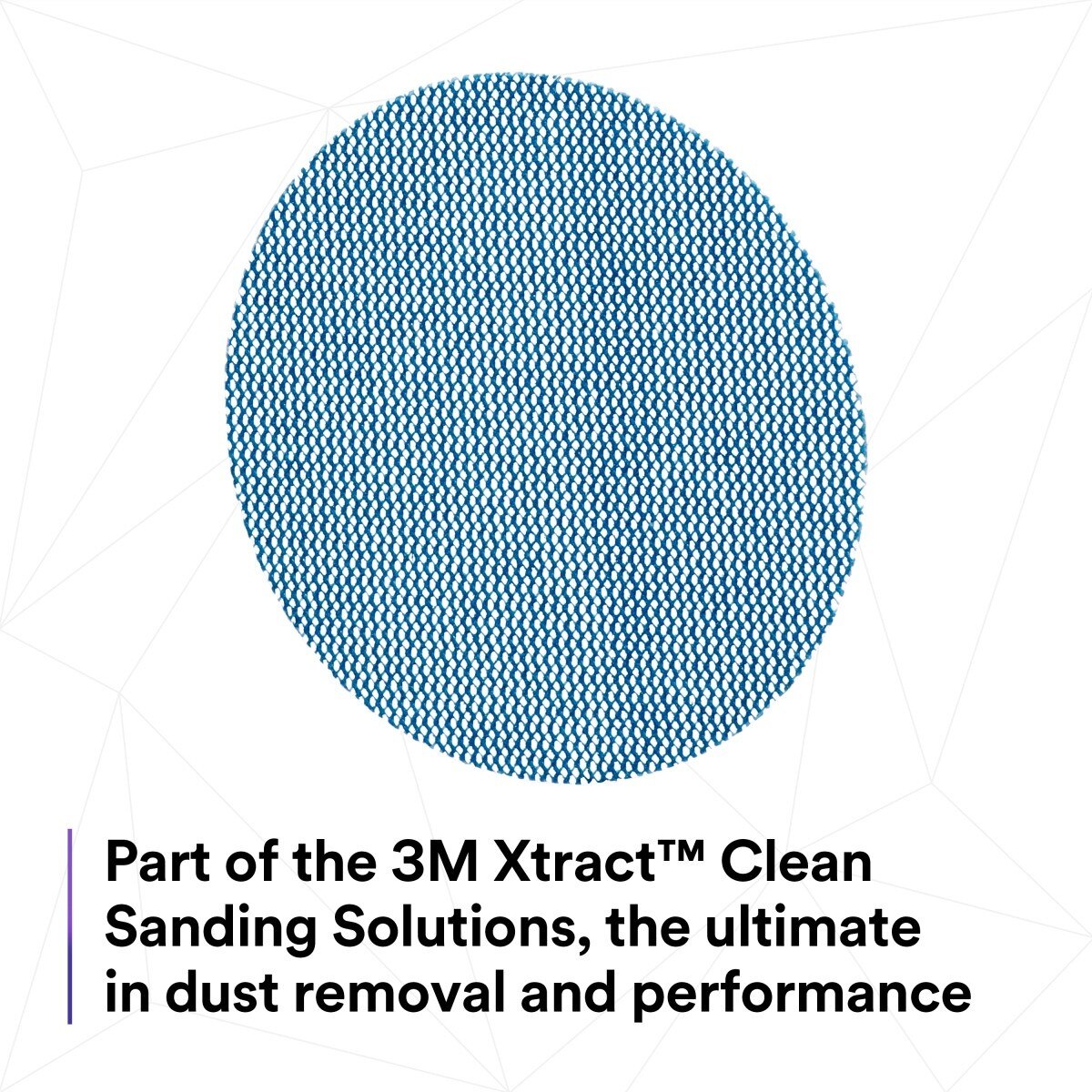 3M 310W Xtract Clean Sanding Net Disc, 150+ Grit, 3 in x NH, Die 300V, Hook and Loop, Blue (7100247100) (500 Pack) - 6