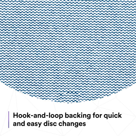3M 310W Xtract Clean Sanding Net Disc, 320+, Blue, 5 in x NH, Die 500X, Hook and Loop (7100247522) (500 Pack) - 6