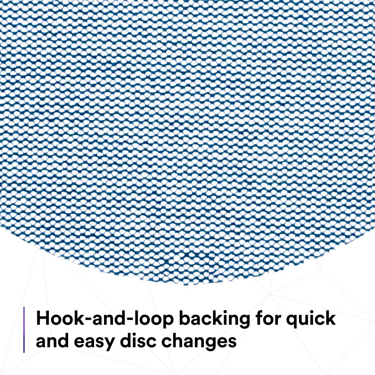 3M 310W Xtract Hookit Net Disc, 180+, Blue, 5 in x NH, Die 500X, for Metal Wood Composites (7100247523) (500 Pack) - 9