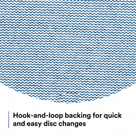 3M 310W Xtract Hookit Net Disc, 180+, Blue, 5 in x NH, Die 500X, for Metal Wood Composites (7100247523) (500 Pack) - 9