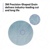3M 310W Xtract Clean Sanding Net Disc, 220+, Blue, 6 in x NH, Die 600Z, Hook & Loop for Metal, Wood, Composites, Stock Removal, Fine Finishing (7100247525) (500 Pack) - 4