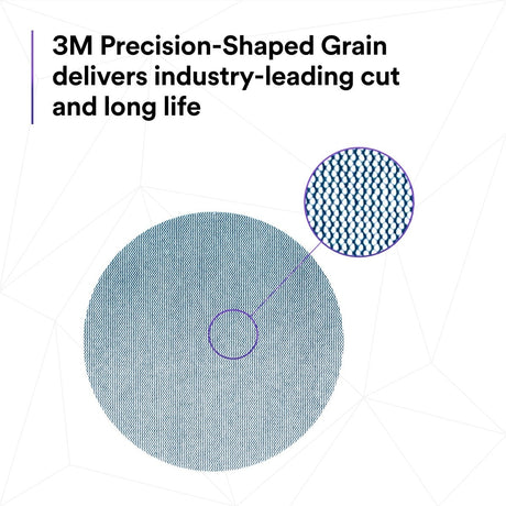 3M 310W Xtract Clean Sanding Net Disc, 220+, Blue, 6 in x NH, Die 600Z, Hook & Loop for Metal, Wood, Composites, Stock Removal, Fine Finishing (7100247525) (500 Pack) - 4