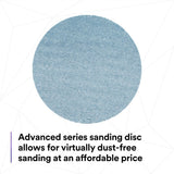 3M 310W Xtract Clean Sanding Net Disc, 220+, 5 in x NH, Die 500X, Hook & Loop, Blue (7100247526) (500 Pack) - 4