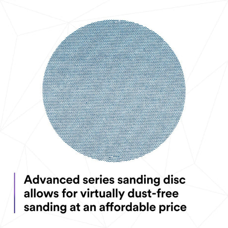 3M 310W Xtract Clean Sanding Net Disc, 220+, 5 in x NH, Die 500X, Hook & Loop, Blue (7100247526) (500 Pack) - 4