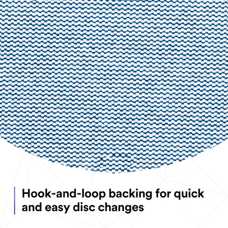 3M 310W Xtract Clean Sanding Net Disc, 220+, 5 in x NH, Die 500X, Hook & Loop, Blue (7100247526) (500 Pack) - 5