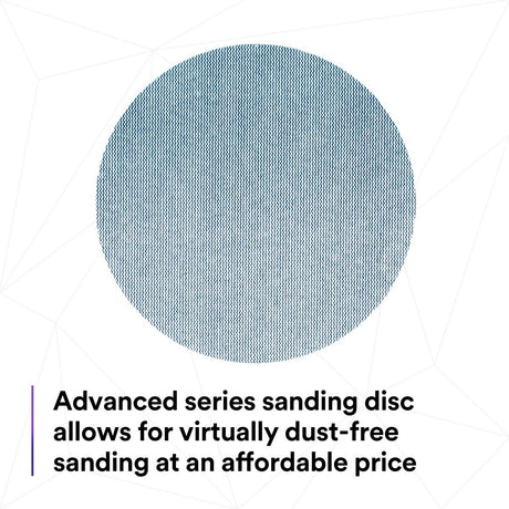 3M 310W 88407 Xtract Hookit Clean Sanding Net Disc 150+ Grit, 6 in x NH, Die 600Z, Blue Abrasive Disc for Metal, Wood, Composites (7100247529) (500 Pack) - 2