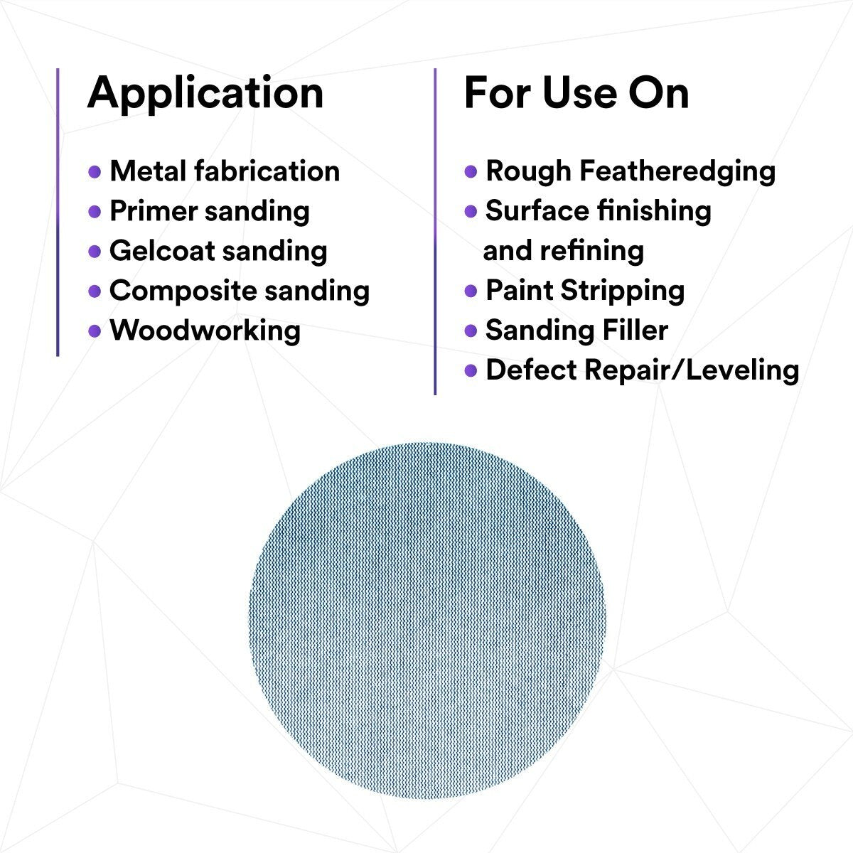 3M 310W 88407 Xtract Hookit Clean Sanding Net Disc 150+ Grit, 6 in x NH, Die 600Z, Blue Abrasive Disc for Metal, Wood, Composites (7100247529) (500 Pack) - 4