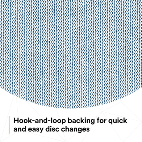 3M 310W 88407 Xtract Hookit Clean Sanding Net Disc 150+ Grit, 6 in x NH, Die 600Z, Blue Abrasive Disc for Metal, Wood, Composites (7100247529) (500 Pack) - 7