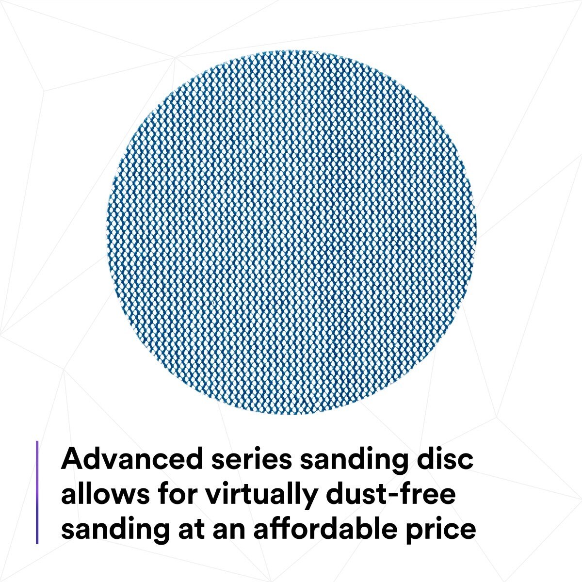 3M 310W Xtract Hookit Clean Sanding Net Disc, 220+, Blue, 3 in x NH, Die 300V (88434) (7100247530) (500 Pack) - 5