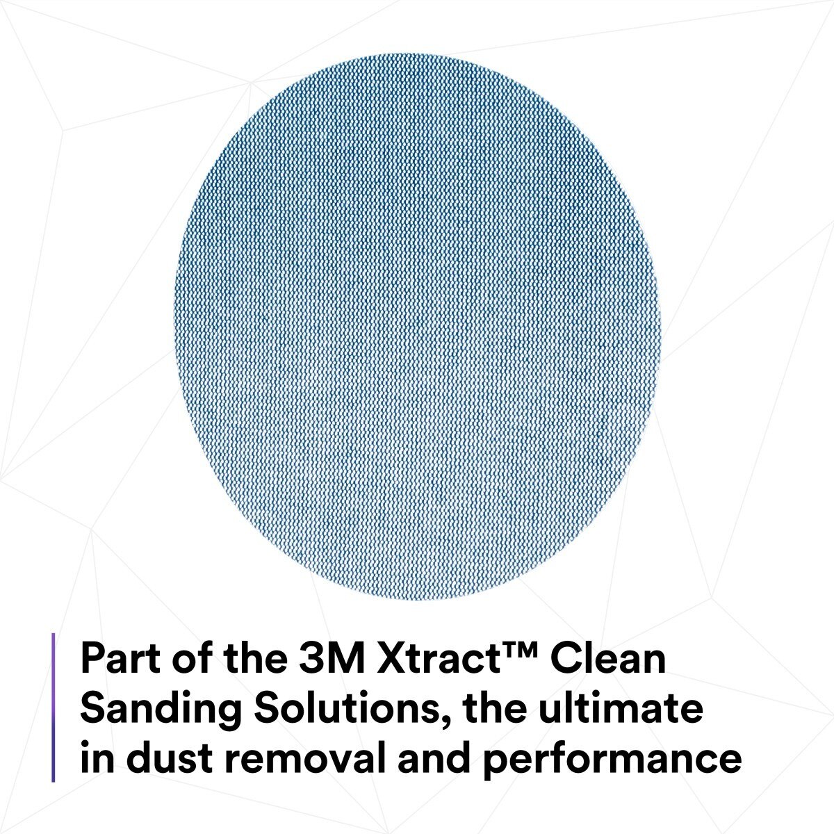 3M 310W Xtract Hookit Clean Sanding Net Disc, 320+, Blue, 6 in x NH, Die 600Z (7100247533) (500 Pack) - 7