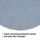 3M 310W Xtract Net Disc 120+ 8 in Die 800L Hook and Loop Sanding Discs Virtually Dust-Free for Metal, Wood, Composites, Stock Removal and Fine Finishing (7100252819) (50 Pack) - 4