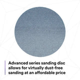 3M 310W Xtract Net Disc 120+ 8 in Die 800L Hook and Loop Sanding Discs Virtually Dust-Free for Metal, Wood, Composites, Stock Removal and Fine Finishing (7100252819) (50 Pack) - 6