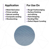 3M 310W Xtract Net Disc 120+ 8 in Die 800L Hook and Loop Sanding Discs Virtually Dust-Free for Metal, Wood, Composites, Stock Removal and Fine Finishing (7100252819) (50 Pack) - 8