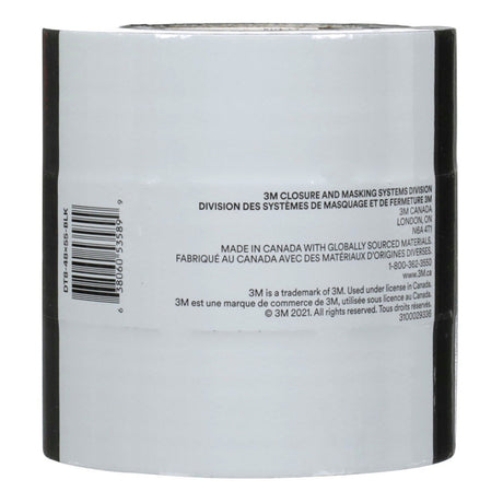 3M DT8 All Purpose Duct Tape, Black, 1-7/8 in x 60 yd, 8 mil (7100253082) (24 Pack) - 4