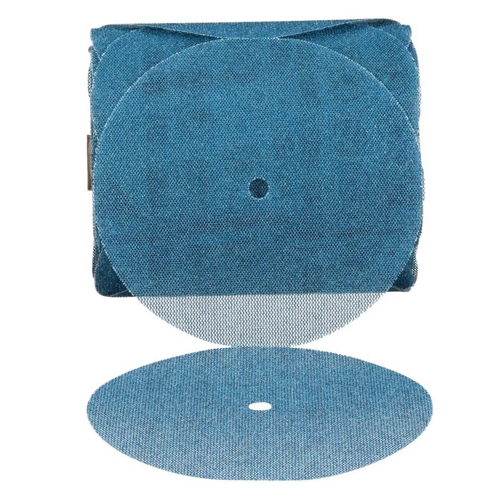 3M 36420 Blue Net Disc Roll , 6 in, 80+ Grade, Best in Class, Virtually Dust-Free, Abrasive Sheet Roll (7100253742)  - (8Pack) - 4