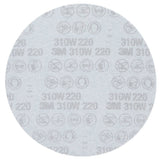3M 310W 36415 Hookit Blue Net Disc, Aluminum Oxide, 220 Grit, Blue, 8 in (7100253883) (150 Pack) - 2