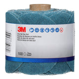 3M Hookit Blue Net Disc Roll, Hook and Loop, Aluminum Oxide 120 Grit, Blue, 3 in, 100 Discs per Roll (36450) (7100254365) - 3