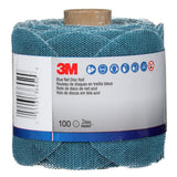 3M Hookit Blue Net Disc Roll, Hook and Loop, Aluminum Oxide 120 Grit, Blue, 3 in, 100 Discs per Roll (36450) (7100254365) - 4