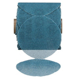 3M Hookit Blue Net Disc Roll, Hook and Loop, Aluminum Oxide 120 Grit, Blue, 3 in, 100 Discs per Roll (36450) (7100254365) - 6