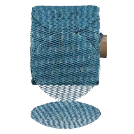 3M 36449 Blue Net Disc Roll , 3 in, 80+ Grade, Best in Class, Virtually Dust-Free, Abrasive Sheet Roll (7100254375)  - (8Pack) - 4