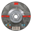 3M Silver Depressed Center Grinding Wheel, 36+, T27 Quick Change, Black, 4.5 in x 1/4 in x 5/8-11 (87661) (7100256472)  - (10Pack)