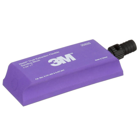 3M 35826 Hookit Dust Extraction Flexible Sanding Block, Purple, 178 mm x 67 mm (7100256500)  - (24 Pack) - 2