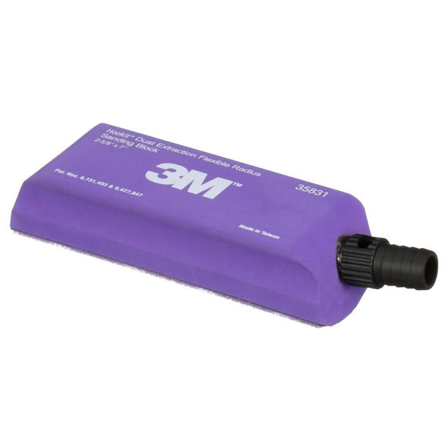 3M 35831 Hookit Dust Extraction Flexible Radius Sanding Block , 178 mm x 66 mm (7100256512)  - (24Pack)