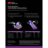 3M 35831 Hookit Dust Extraction Flexible Radius Sanding Block , 178 mm x 66 mm (7100256512)  - (24Pack) - 9