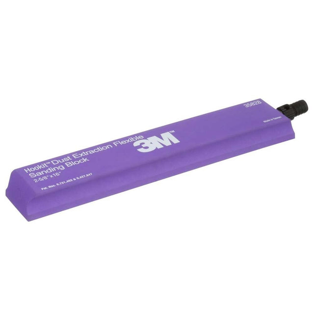 3M 35828 Hookit Dust Extraction Flexible Sanding Block , 406 mm x 67 mm (7100256624)  - (8Pack)