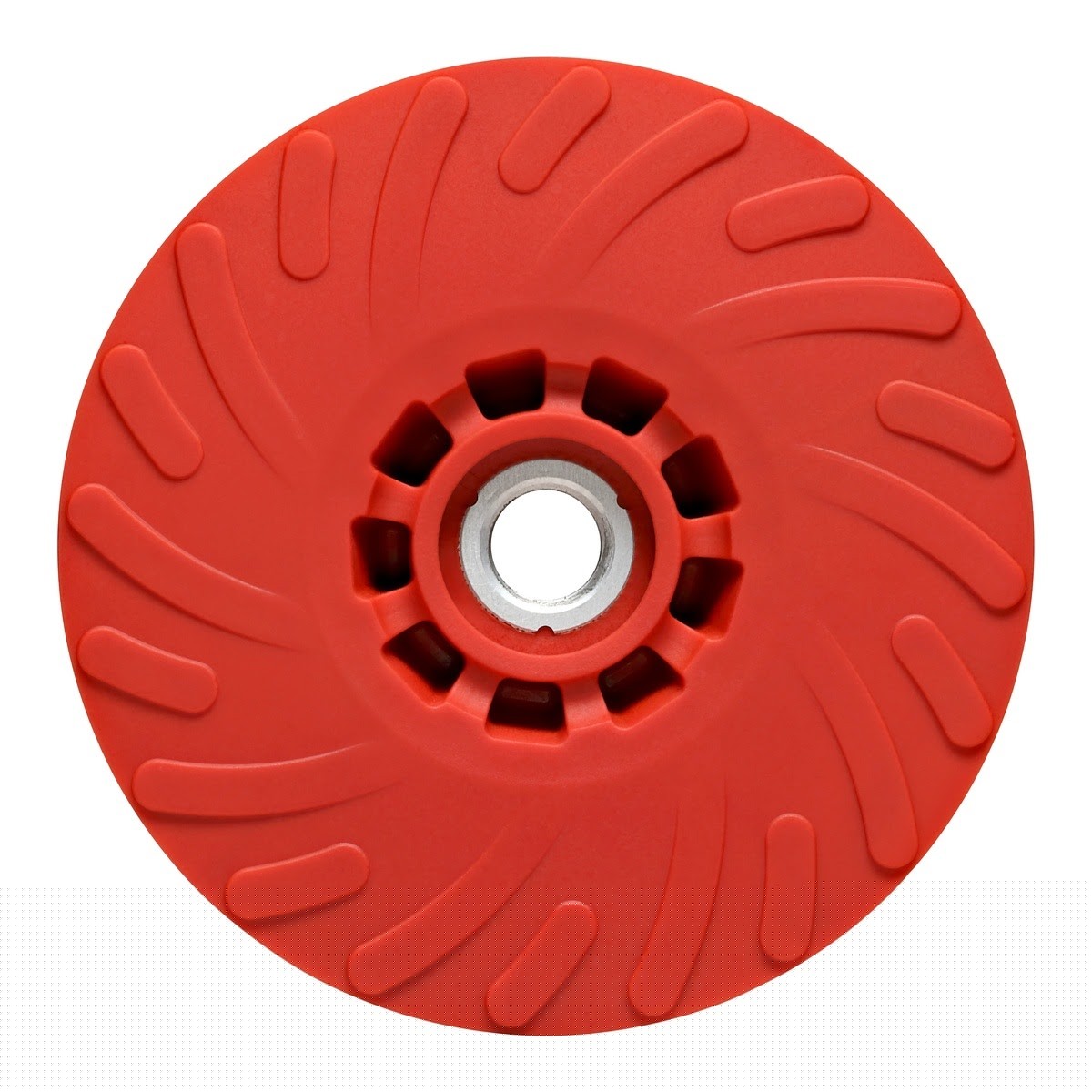 3M 88657 Disc Back-up Pad Ribbed, Extra Hard, Red, 7 in (7100258730) - 2