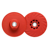 3M Disc Back-up Pad Ribbed, Extra Hard, Red, 4-1/2 in, One Piece (88655) (7100258731)  - (10Pack) - 3