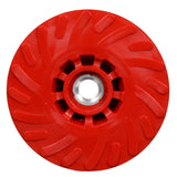3M Disc Back-up Pad Ribbed, Extra Hard, Red, 4-1/2 in, One Piece (88655) (7100258731)  - (10Pack) - 7