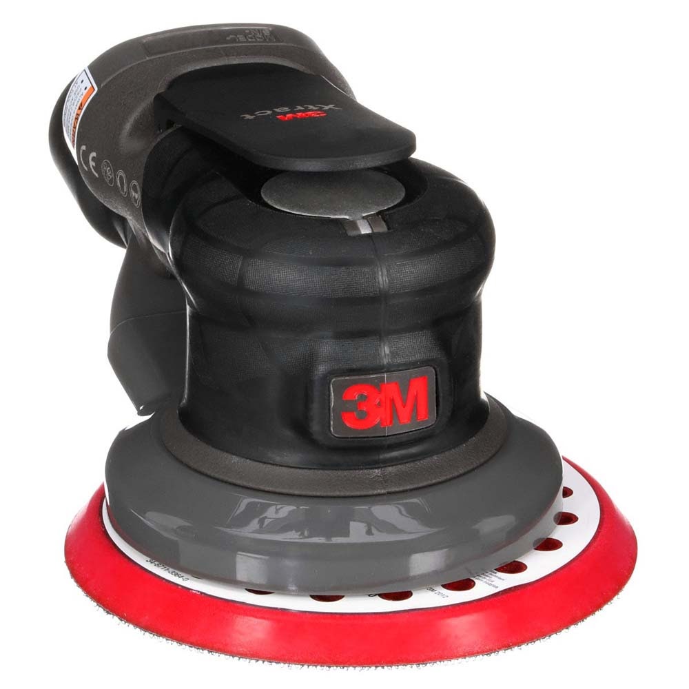 3M 88944 Xtract Pneumatic Random Orbital Sander, 5 in, Central Vacuum, 3/8 in Orbit (.28 HP) (7100258887) - 3