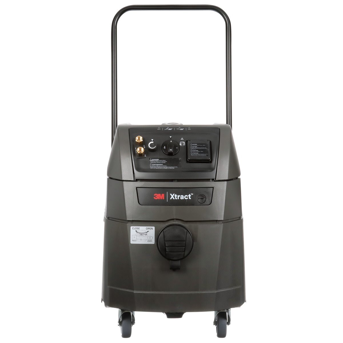 3M 64256 Xtract Clean Sanding Portable Dust Extractor Industrial Vacuum HEPA Filter Automatic Filter Clean 9 Gallon 35 Liter 110 V Black (7100260425)