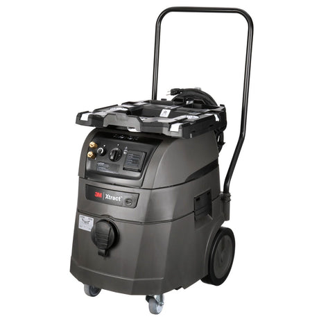 3M 64256 Xtract Clean Sanding Portable Dust Extractor Industrial Vacuum HEPA Filter Automatic Filter Clean 9 Gallon 35 Liter 110 V Black (7100260425) - 7