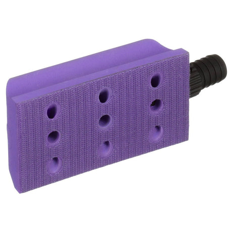 3M 35825 Hookit Dust Extraction Flexible Sanding Block, Purple, 133 mm x 67 mm (7100260505)  - (24 Pack) - 3