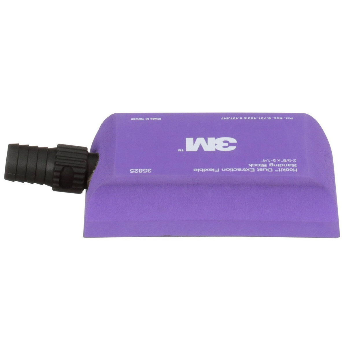 3M 35825 Hookit Dust Extraction Flexible Sanding Block, Purple, 133 mm x 67 mm (7100260505)  - (24 Pack) - 5