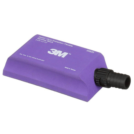 3M 35825 Hookit Dust Extraction Flexible Sanding Block, Purple, 133 mm x 67 mm (7100260505)  - (24 Pack) - 6