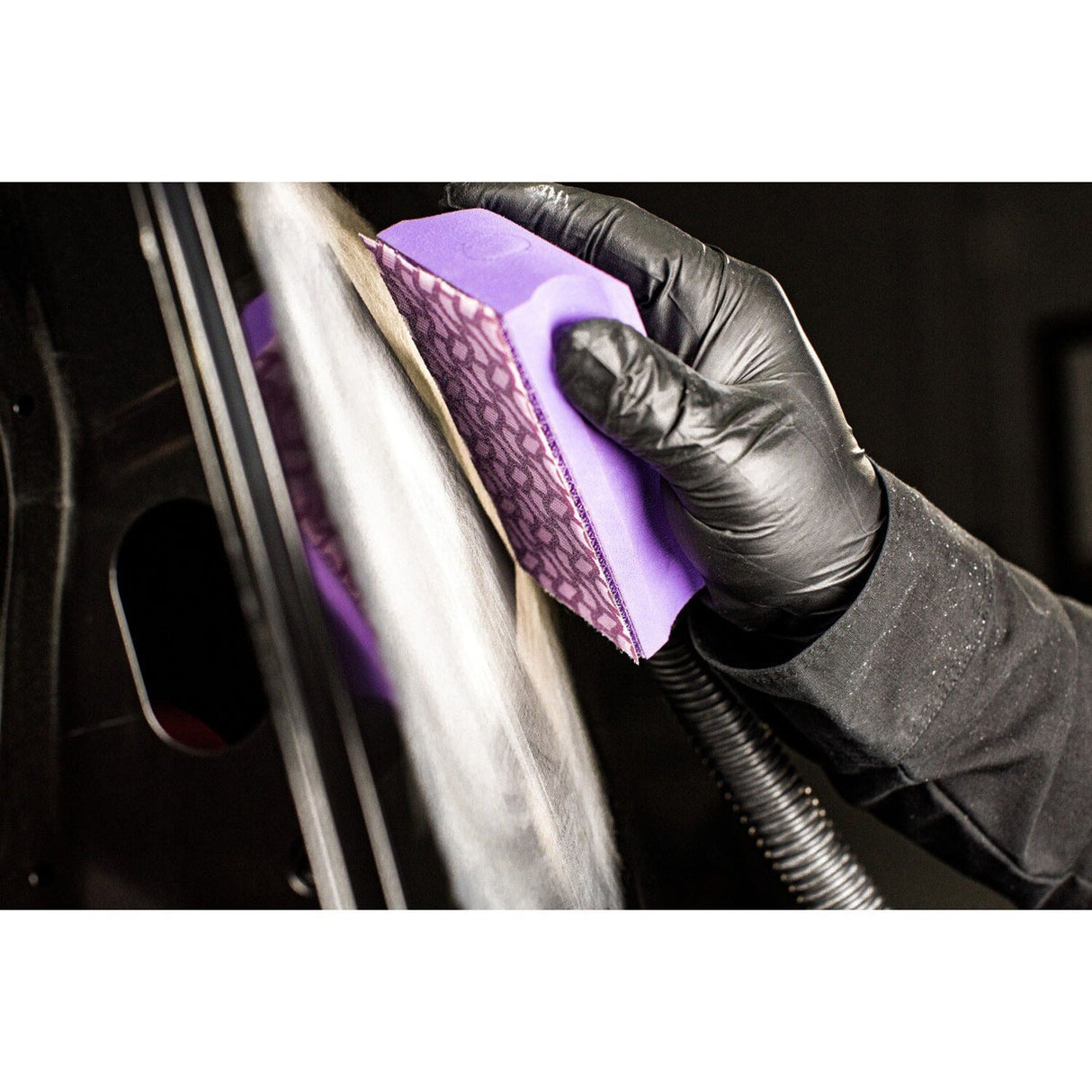 3M 35825 Hookit Dust Extraction Flexible Sanding Block, Purple, 133 mm x 67 mm (7100260505)  - (24 Pack) - 9
