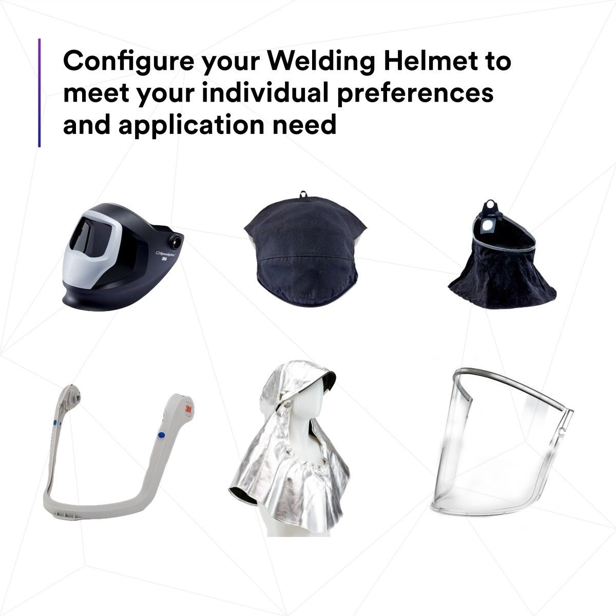 3M 38-1101-00SW Adflo PAPR and Versaflo M-Series Helmet Kit w Speedglas Welding Shield, LiIon Battery, No ADF (7100260617) - 10