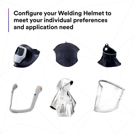 3M 38-1101-00SW Adflo PAPR and Versaflo M-Series Helmet Kit w Speedglas Welding Shield, LiIon Battery, No ADF (7100260617) - 10