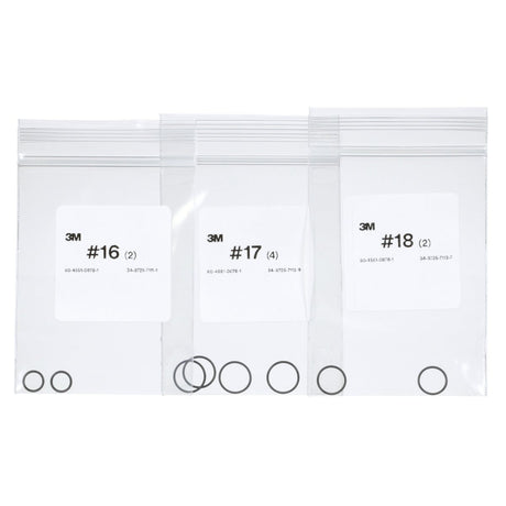 3M 26841 Performance Spray Gun O-Ring Replacement Kit, Black (7100261169)  - (4 Pack) - 2