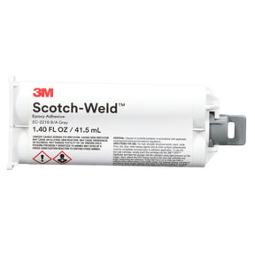 3M 2216 DP2216 Scotch-Weld Epoxy Adhesive DP, Gray, 41.5 mL Duo-Pak (7100262036)  - (12Pack)