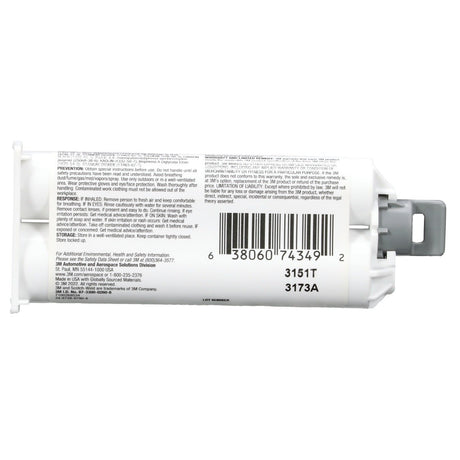 3M 2216 DP2216 Scotch-Weld Epoxy Adhesive DP, Gray, 41.5 mL Duo-Pak (7100262036)  - (12Pack) - 5