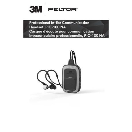 3M PIC-100 NA PELTOR Professional In-Ear Communication Headset, Close-Connect Wireless Technology, VOX Hands-Free, Full-Duplex with In Ear Speech Microphone and 6 Channels, One Size, Yellow/Black (7100262767) - 6