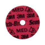 3M PN-DH Scotch-Brite Precision Surface Conditioning Disc, Medium, 4 in x 5/8 in (7100263649) (100 Pack)