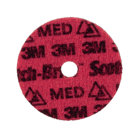 3M PN-DH Scotch-Brite Precision Surface Conditioning Disc, Medium, 4 in x 5/8 in (7100263649) (100 Pack)