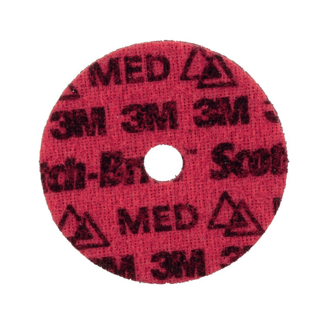 3M PN-DH Scotch-Brite Precision Surface Conditioning Disc, Medium, 4 in x 5/8 in (7100263649) (100 Pack)